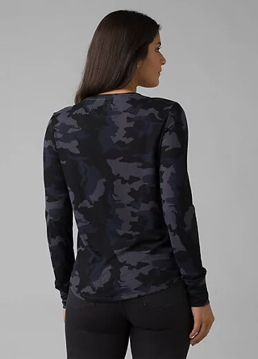 RDI Thermal Long Sleeve Small Camo Women Lounge Top Waffle Casual Gray Fall  NWT - $15 New With Tags - From Alexis