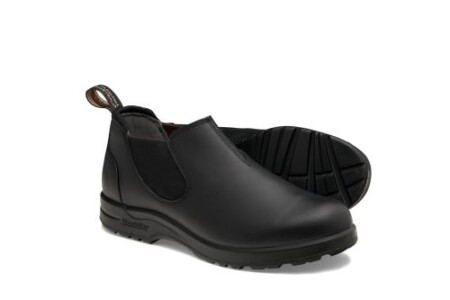 Black slip on Blundstone shoe