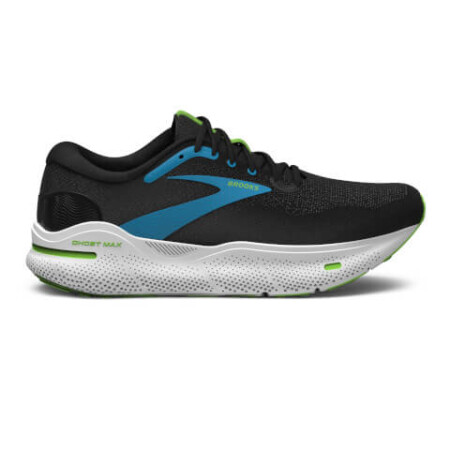 Ghost Max Mens Black with white midsole runner