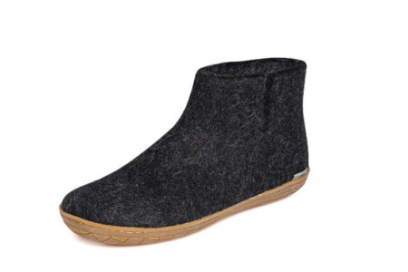 Glerups Wool boot Rubber sole Charcoal