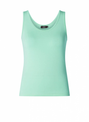 Soft spring green tank with wide straps