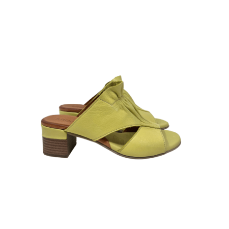 Side view of Lime Green Zola Slide.