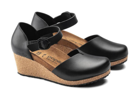 A pair of Mary by Papillio shoes in black leather