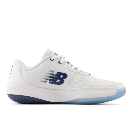 New Balance Court shoe in white and blue