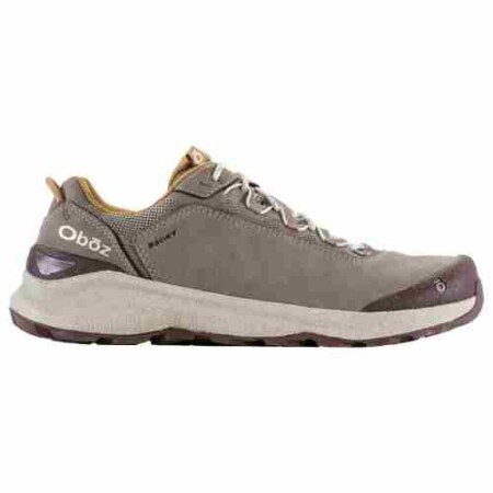 Men's Oboz urban hike in Rockfall taupe and brown