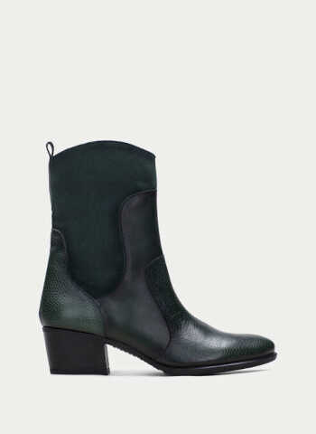 Hispanitas Madeira Cowboy boot in dark green