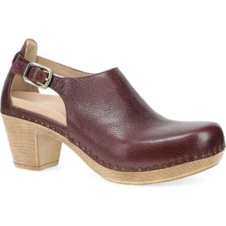 Dansko Sassy shoe in Cordovan red