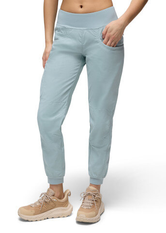 Model wearing the prana Kanab pant on a white background