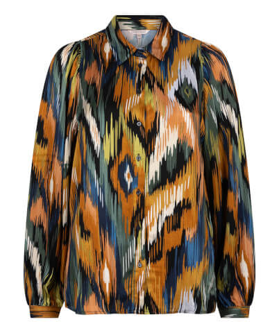 Esqualo Lightning Blouse in colourful pattern