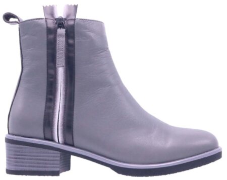 Tamara London Grey double zip boot