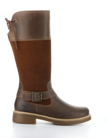 Bos & Co Mateo riding boot with lace bace detailing.