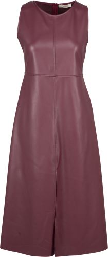 Astrid Pleather dress in wine