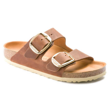 Birkenstock Arizona Big Buckle in congac leather