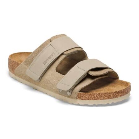 Birkenstock Uji in taupe on a white background