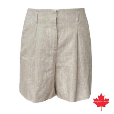 Point Zero shorts in a natural colour on a white background